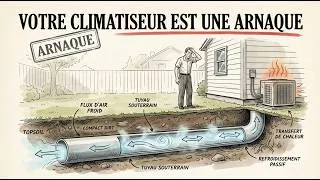 Miniature : Ce tunnel à 300 $ refroidit n’importe quelle maison à 13°C (55°F) pour toujours…
