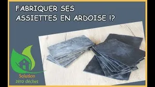 Miniature : Assiettes en ardoise DIY