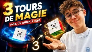 Miniature : 3 TOURS de Magie à faire avec un Rubik's Cube !