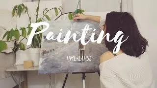 Miniature : PAINTING TIME-LAPSE | Oil Painting Landscape #3