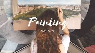 Miniature : PAINTING TIME-LAPSE | Oil Painting Landscape #2
