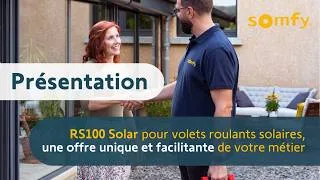 Miniature : RS100 Solar pour volets roulants solaire, une offre unique et facilitante de votre métier| Somfy pro