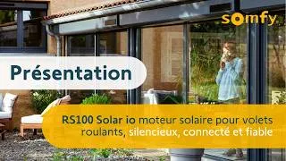 Miniature : RS100 Solar io moteur solaire pour volets roulants : un moteur silencieux, connecté et fiable| Somfy