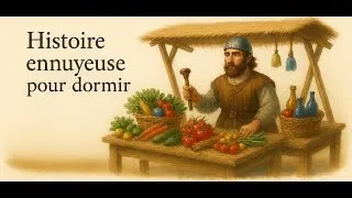 Miniature : Un jour de marché pour un paysan au Moyen Âge en France