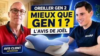 Miniature : Oreiller ergonomique Gen 2 : Joël témoigne après des années d'arthrose lombaire