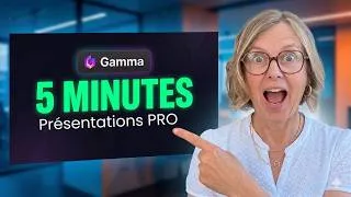 Miniature : J'ai créé une présentation pro en 5 minutes avec Gamma (sans designer)