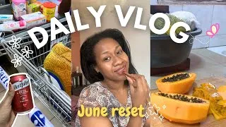 Miniature : VLOG RESET DE JUIN | Organisation, Retour de Courses & Cook With Me pour Bien Commencer le Mois 🛒🎀