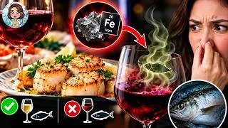 Miniature : Pourquoi le vin rouge peut-il gâcher le goût des fruits de mer ? La science révèle le coupable !