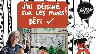 Miniature : Fresque murale forêt primaire Francis Hallé inktober épisode 3/3