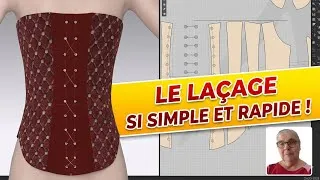 Miniature : 👍👉Le laçage dans Clo3D-2026