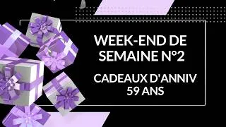 Miniature : WEEK-END DE SEMAINE N°2, mes cadeaux d'anniv, merci 🧡