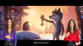 Miniature : Pub Intermarché Le loup en langue des signes par Sophie Vouzelaud