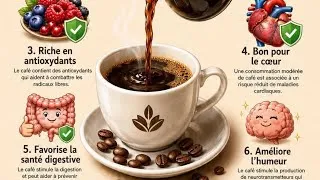 Miniature : 10 bienfaits du café/ ☕ Coffee benefits/ les mystères fascinants de l'univers/ anecdotes insolites