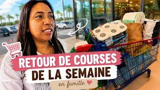 Miniature : Notre routine courses de la semaine • Famille nombreuse à La Réunion