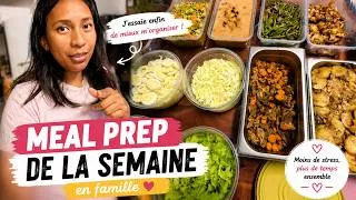 Miniature : Meal Prep de la semaine • J'essai de mieux m'organiser