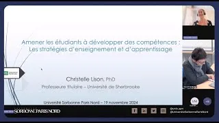 Miniature : Christelle Lison N°3 - L'APC : Les stratégies d'enseignement et d'apprentissage