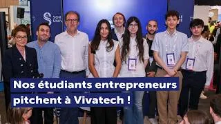 Miniature : Nos étudiants et étudiantes entrepreneurs pitchent au salon Vivatech !