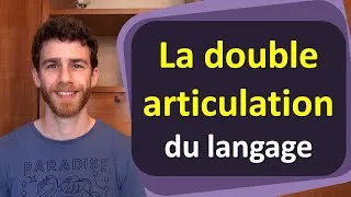 Miniature : Cours de linguistique : la double articulation