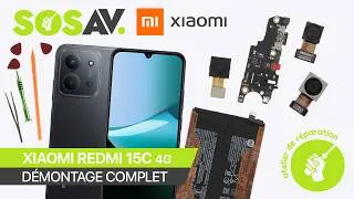 Miniature : Changer la batterie, le bloc écran etc. - Xiaomi Redmi 15C 4G - SOSav.fr
