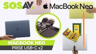 Miniature : Changer connecteurs de charge USB-C - MacBook Neo 13" A3404 - SOSav.fr - Tuto facile