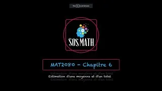 Miniature : MAT2080 - Estimation d'une Moyenne et d'un Total - UQAM