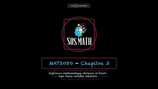 Miniature : MAT2080 - Espérance, Variance et Écart type d'une variable aléatoire - UQAM