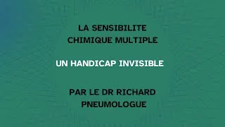 Miniature : La sensibilité chimique multiple : un handicap invisible