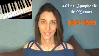 Miniature : [TUTO PIANO] 40 ème Symphonie de Mozart (niveau 3 ) musique classique