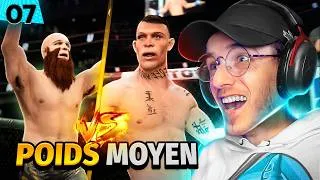 Miniature : On DÉBARQUE en POIDS MOYEN, et on se FAIT un NOUVEAU RIVAL ! (UFC5 - Carrière Junior #7)