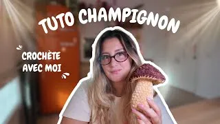Miniature : TUTO CROCHET : UN CHAMPIGNON POUR L'AUTOMNE 🍄‍🟫🍂