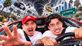 Miniature : J'ai Tenté de Survivre aux Catastrophes Naturelles de GTA 5 !