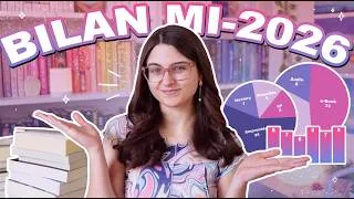 Miniature : MON BILAN DE LA MI-ANNÉE 2026 (combien de livres lus?) | stats & mid-year book tag