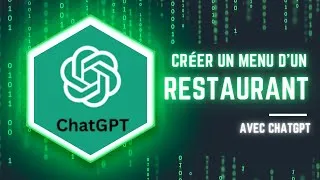 Miniature : Créer un menu pour un restaurant avec ChatGPT