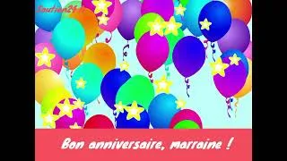 Miniature : Comment souhaiter un joyeux anniversaire à sa marraine ! Chanson d'anniversaire Ma maraine chérie