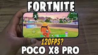 Miniature : ✅POCO X8 PRO FORTNITE MOBILE A 120 FPS ? BRUTAL 🔥