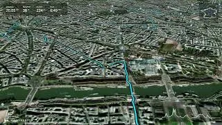Miniature : Courir 33 km dans Paris pour dessiner la carte de France