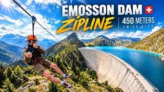 Miniature : Emosson Dam Zipline ⚡🏔️ | Full 450m Experience