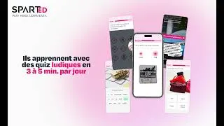 Miniature : SPARTED, la solution de mobile learning qui engage vos équipes en 3 minutes par jour