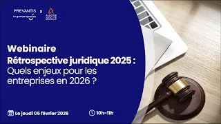 Miniature : Webinaire : AT/MP, rétrospective juridique 2025 - quels enjeux pour les entreprises en 2026 ?