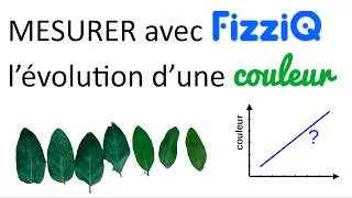 Miniature : Smartphonique : Comment afficher l'évolution d'une couleur avec FizziQ ?