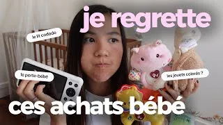 Miniature : Les achats bébés que je regrette (+ INDISPENSABLES et CONSEILS) 🍼🔥