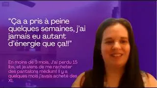 Miniature : Caroline perds 15lbs, passe de Xl à M dans ses pantalons et n'a jamais eu autant d'énergie que ça!