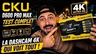 Miniature : CKU D600 Pro Max : la meilleure Dashcam 4K à ce prix ? 