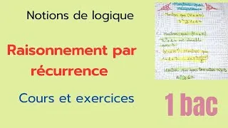 Miniature : @notions de logique.raisonnement par récurrence. 1 bac .cours et exercices. maths