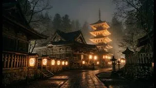Miniature : Tokyo Temple at Night 🏯 Lofi Chill Beats to Relax