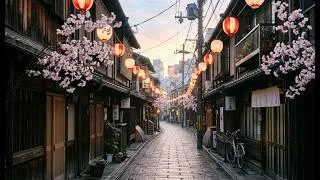 Miniature : Tokyo Alley at Dawn 🌸 Lofi Chill Beats to Relax