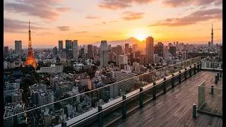 Miniature : Tokyo Rooftop Sunset 🌅 Lofi Chill Beats to Relax