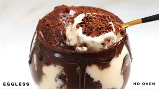 Miniature : Chocolate brownie cake dessert - eggless