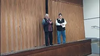 Miniature : JM et Hervé à St Martial de Nabirat pour la sortie de son livre de poésies  "La joie dans les cœurs"