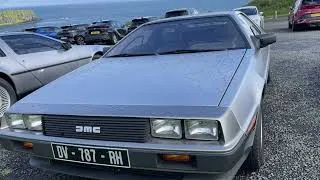 Miniature : Cinq DeLorean sur un parking en Irlande